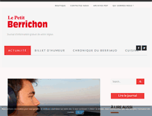 Tablet Screenshot of le-petit-berrichon.com